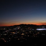 panorama in notturna