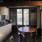 cucina con vista sul  panorama